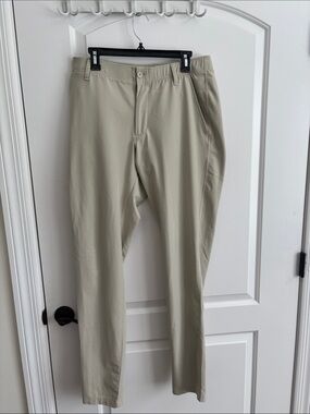 Under Armour Drive Tapered Men's Golf Pants Khaki Base 35x34